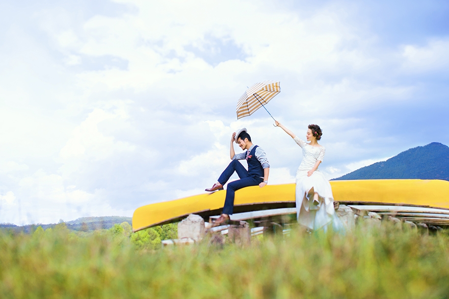 夏日时光 婚纱照