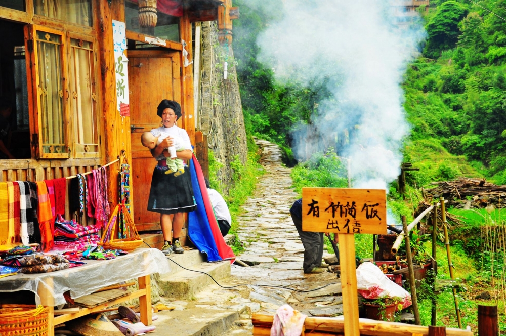 广西唯美龙脊梯田高清风景壁纸