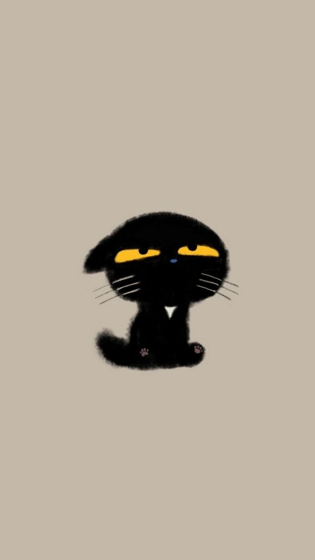 可爱黑猫的日常
