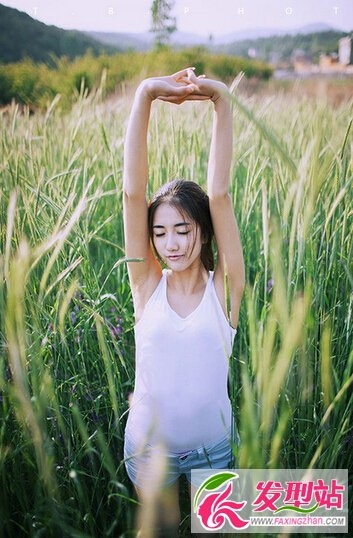 森系女生发型 宁静脱俗的森林之女