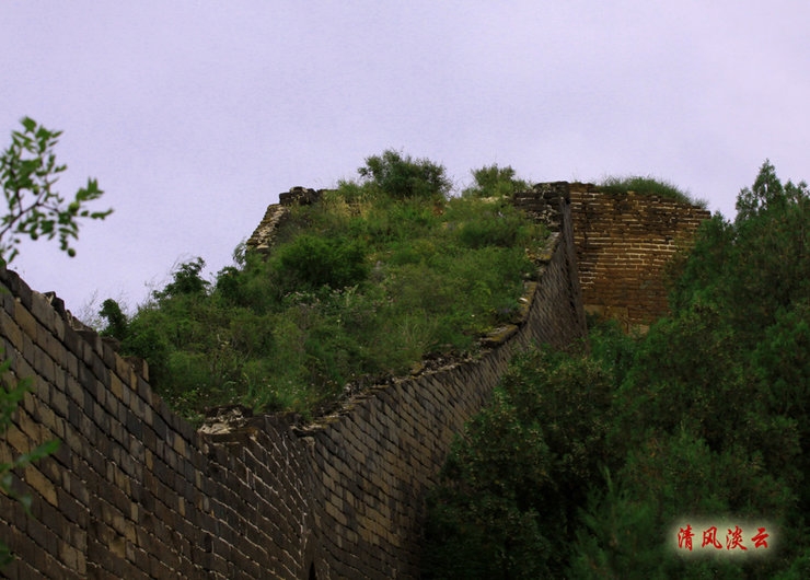 卧虎山长城美丽风景