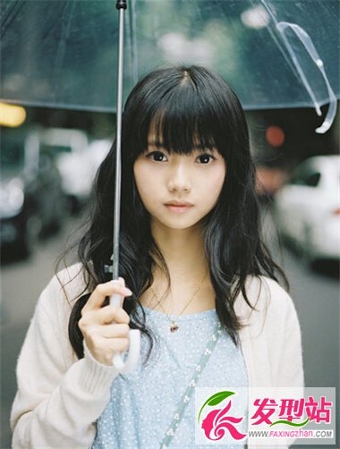 甜美韩式中长发型 打造时尚可爱氧气美女