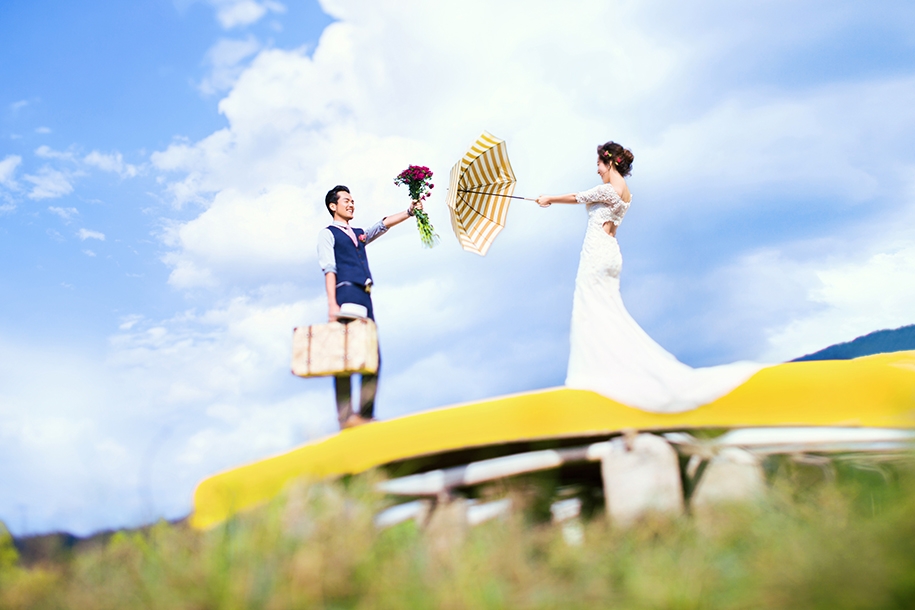 夏日时光 婚纱照