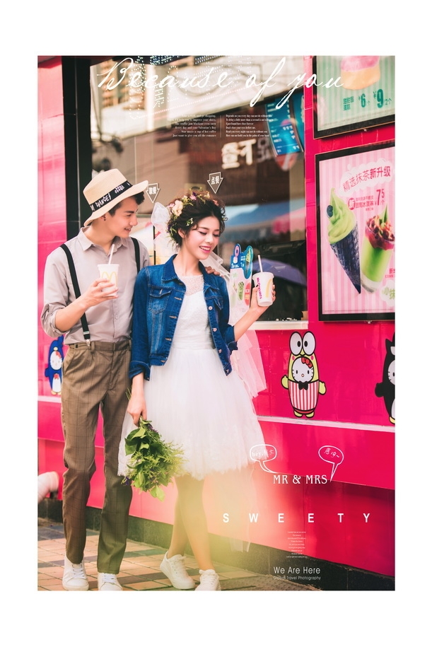 City tour take 婚纱照