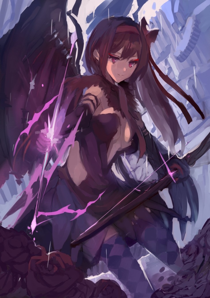 魔法少女小圆晓美焰手机壁纸 黑长直的谜之少女