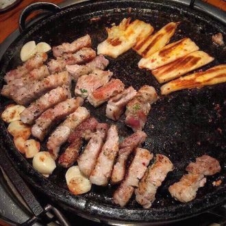 五花肉韩国美食