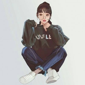 动漫插画高清女生唯美头像