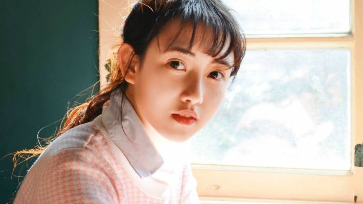 文艺美女写真电脑壁纸