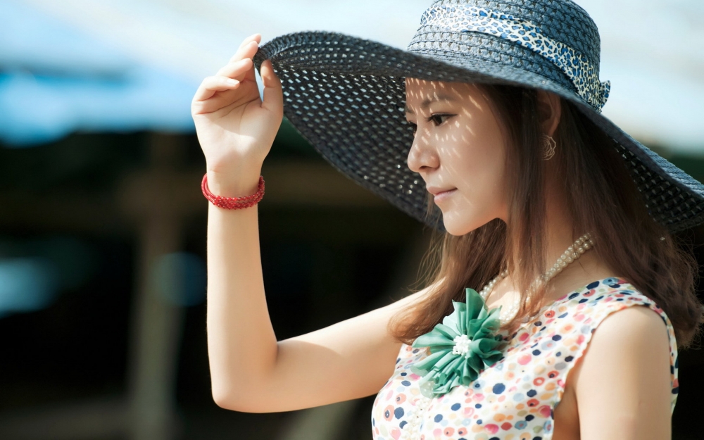 清纯与性感美女高清桌面壁纸