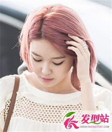 韩式时尚短发发型图片 短直发&短发烫发尽显清新甜美气质