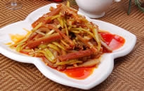 东北菜 红油牛肚丝