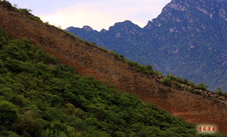 卧虎山长城美丽风景
