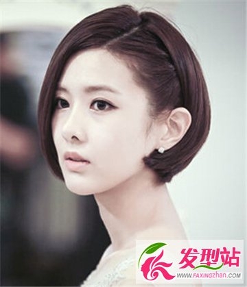 韩式时尚短发发型图片 短直发&短发烫发尽显清新甜美气质