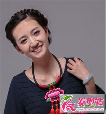 秋季女性甜美编发发型 优雅时尚有气质