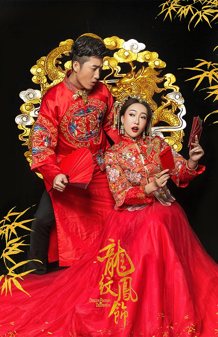 花开富贵 婚纱照