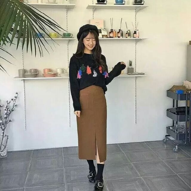 Seoul Look：软萌妹纸冬季甜美休闲记