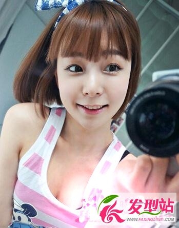 短发女生可爱发型打理 时尚短发轻松卖萌