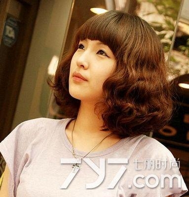 温婉大气的韩式蛋卷头短发  简单不做作