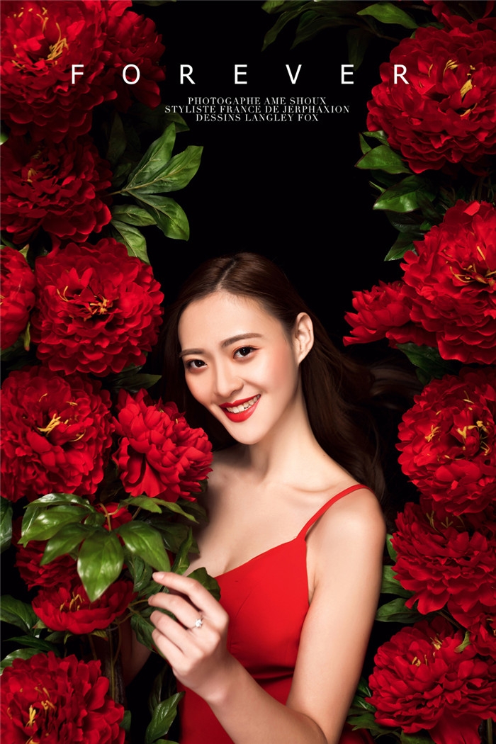 花之爱 婚纱照