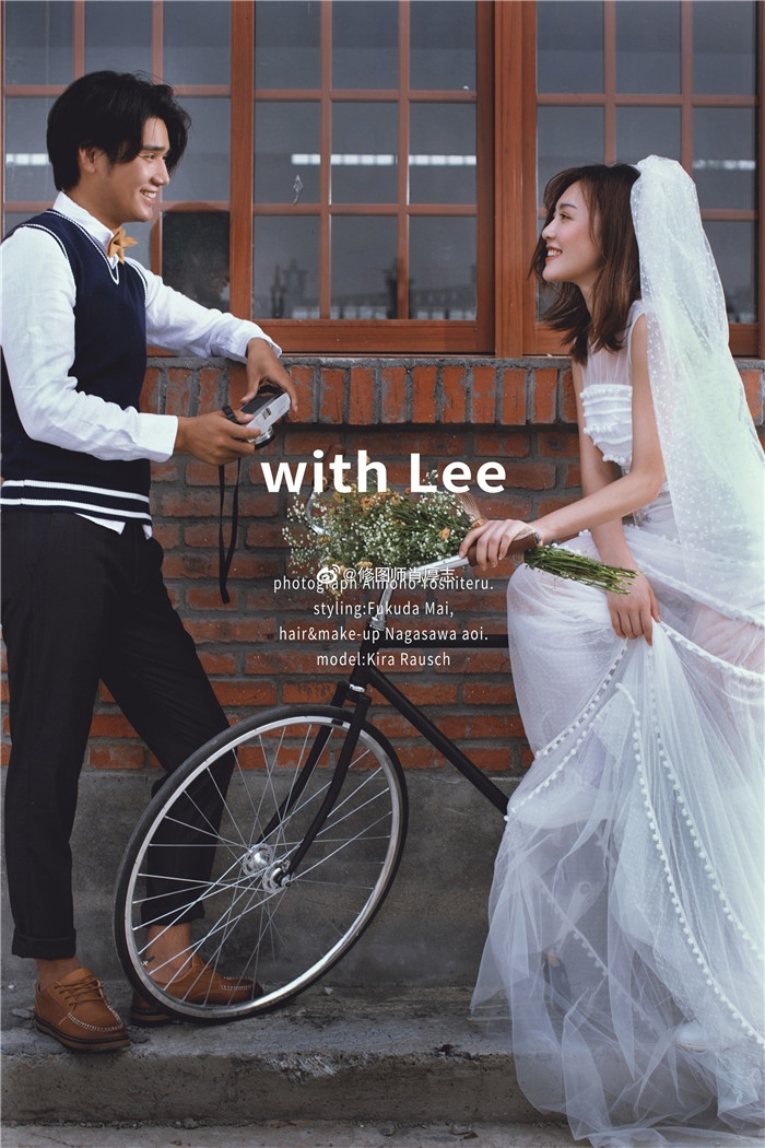 青涩面庞 婚纱照