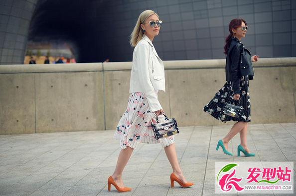 韩国时尚达人街拍 从发型到搭配流行趋势解析