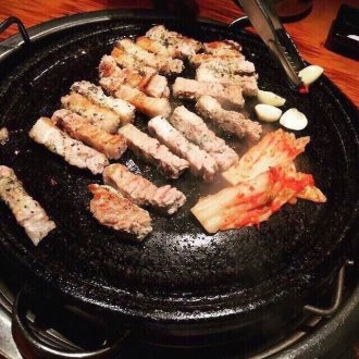 五花肉韩国美食