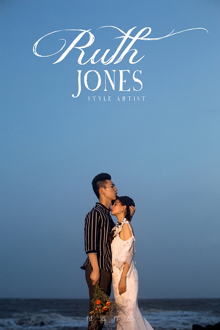 暮色黄昏 婚纱照