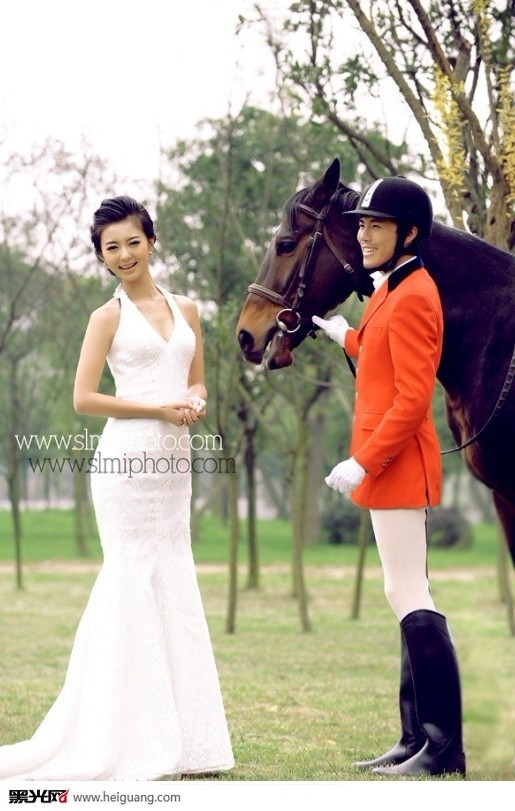 马背情缘 婚纱照