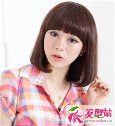 女生怎么剪发尾好看 清新可爱齐发尾发型
