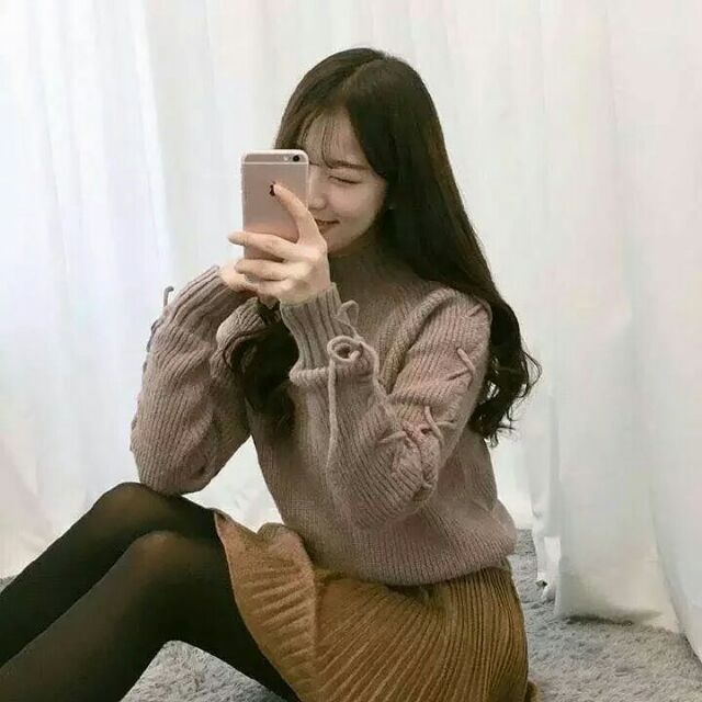 Seoul Look：软萌妹纸冬季甜美休闲记