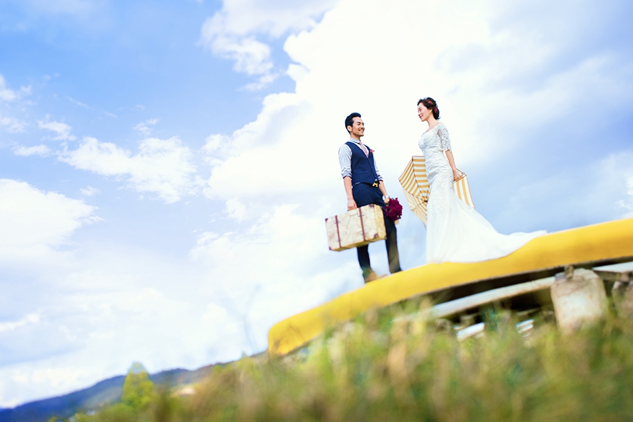 夏日时光 婚纱照