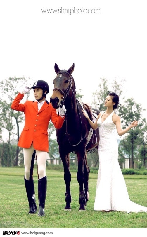 马背情缘 婚纱照