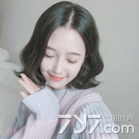 温婉大气的韩式蛋卷头短发  简单不做作