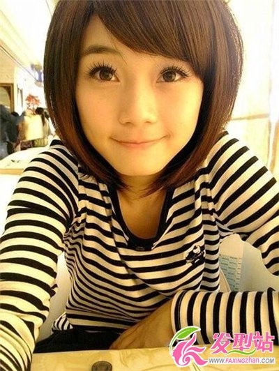 女生圆脸选择什么短发 适合圆脸的时尚短发发型