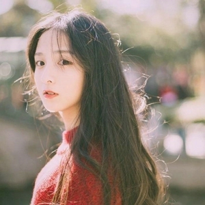 森系长发小清新女生头像
