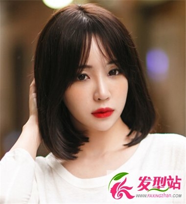 女生怎么剪发尾好看 清新可爱齐发尾发型