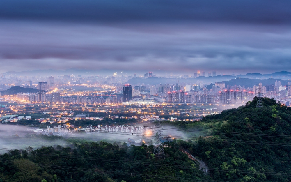 中国台湾夜景高清壁纸