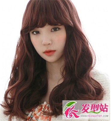 女生韩式发型图片 修颜百搭最显清新