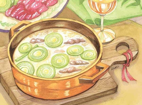 舌尖上的美食插画