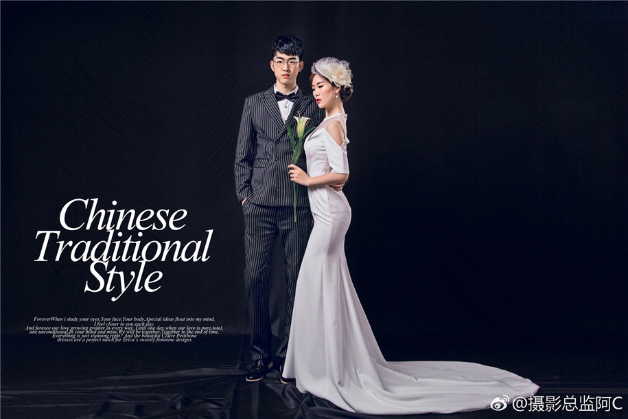 白百合 婚纱照