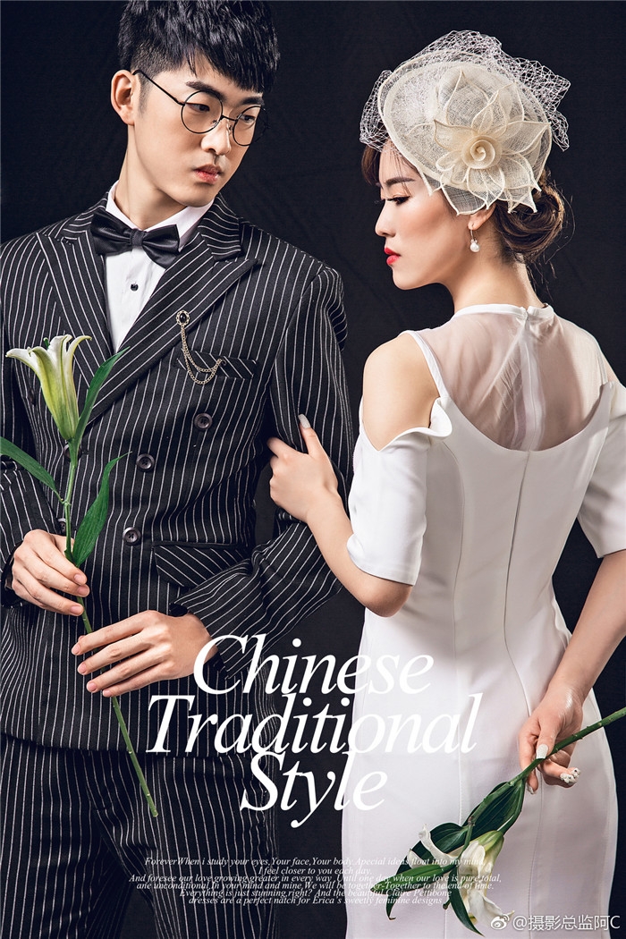 白百合 婚纱照