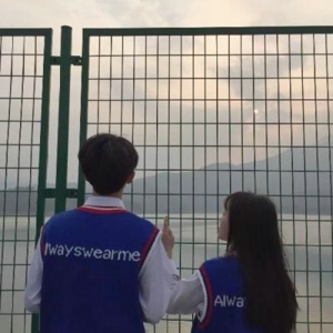 阳光小清新一对qq情侣头像