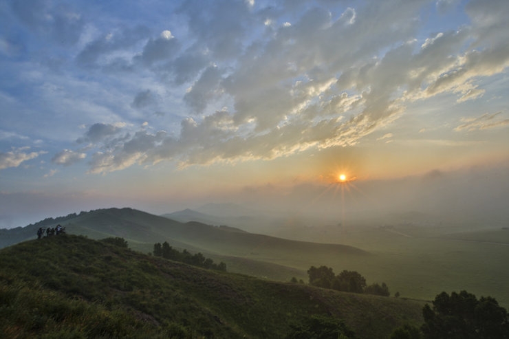 夏日坝上美景