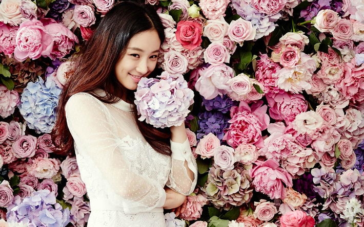 韩国明星美女郑丽媛壁纸下载
