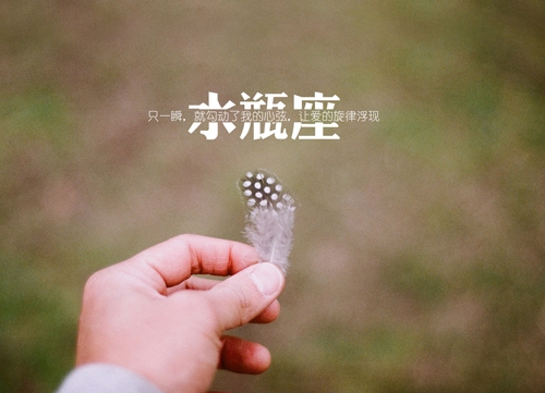 清新水瓶座个性唯美文字图片