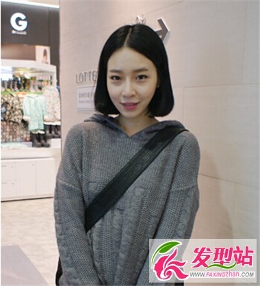 内扣短发波波头女生一样可爱 时尚修颜波波头甜美显气质