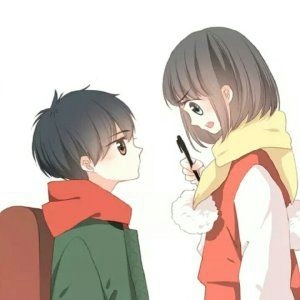 小清新唯美卡通情侣头像