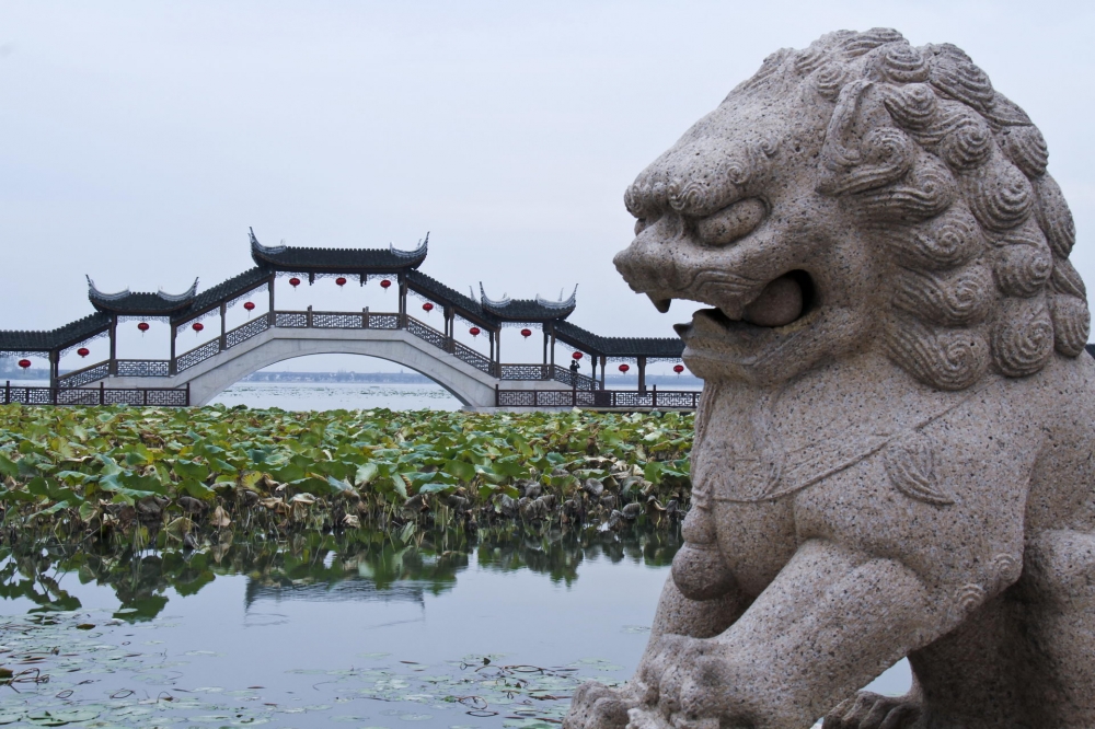 江苏苏州昆山锦溪古镇风景壁纸图片