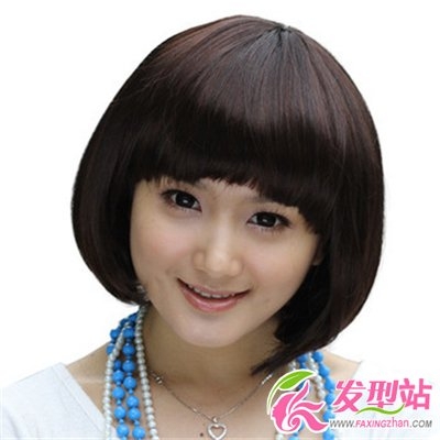 短发直发型 直发短发发型女图片