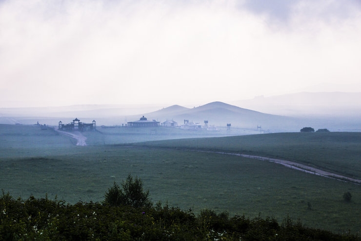 夏日坝上美景
